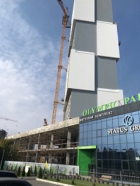 Ход строительства жк «Олимпик парк» на 02.10.2019г.