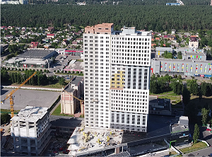 Ход строительства ЖК «Олимпик парк» на 26.06.2020г.
